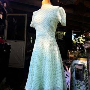 Sunday In Brooklyn Glenda Textured Short Sleeve Blue Dress